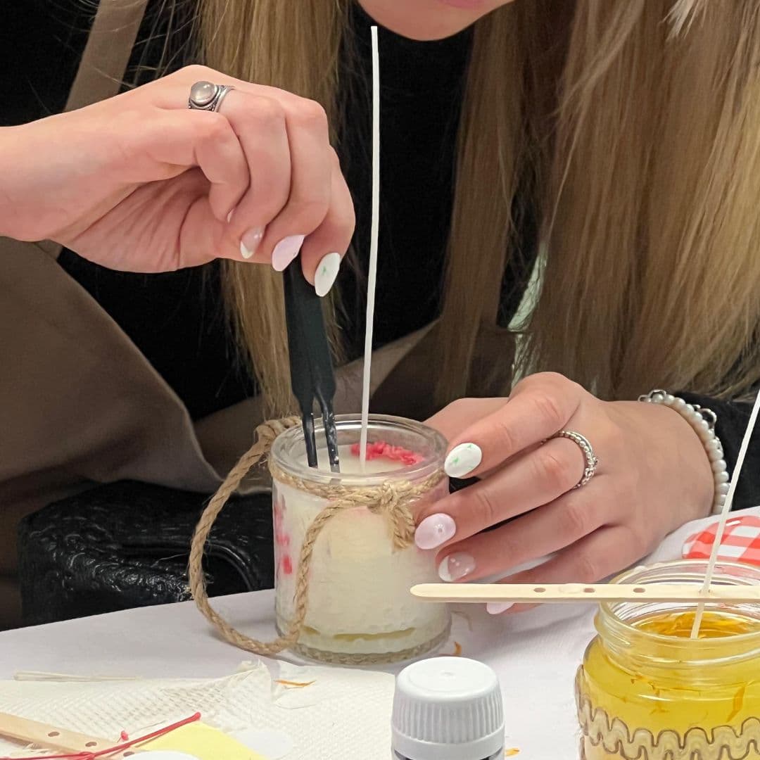 Taller de velas aromáticas