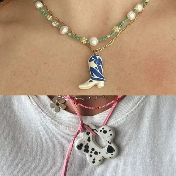 Accesorios y joyas de cerámica 🌸