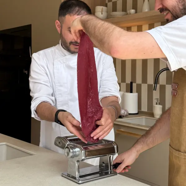 Taller pasta fresca rellena